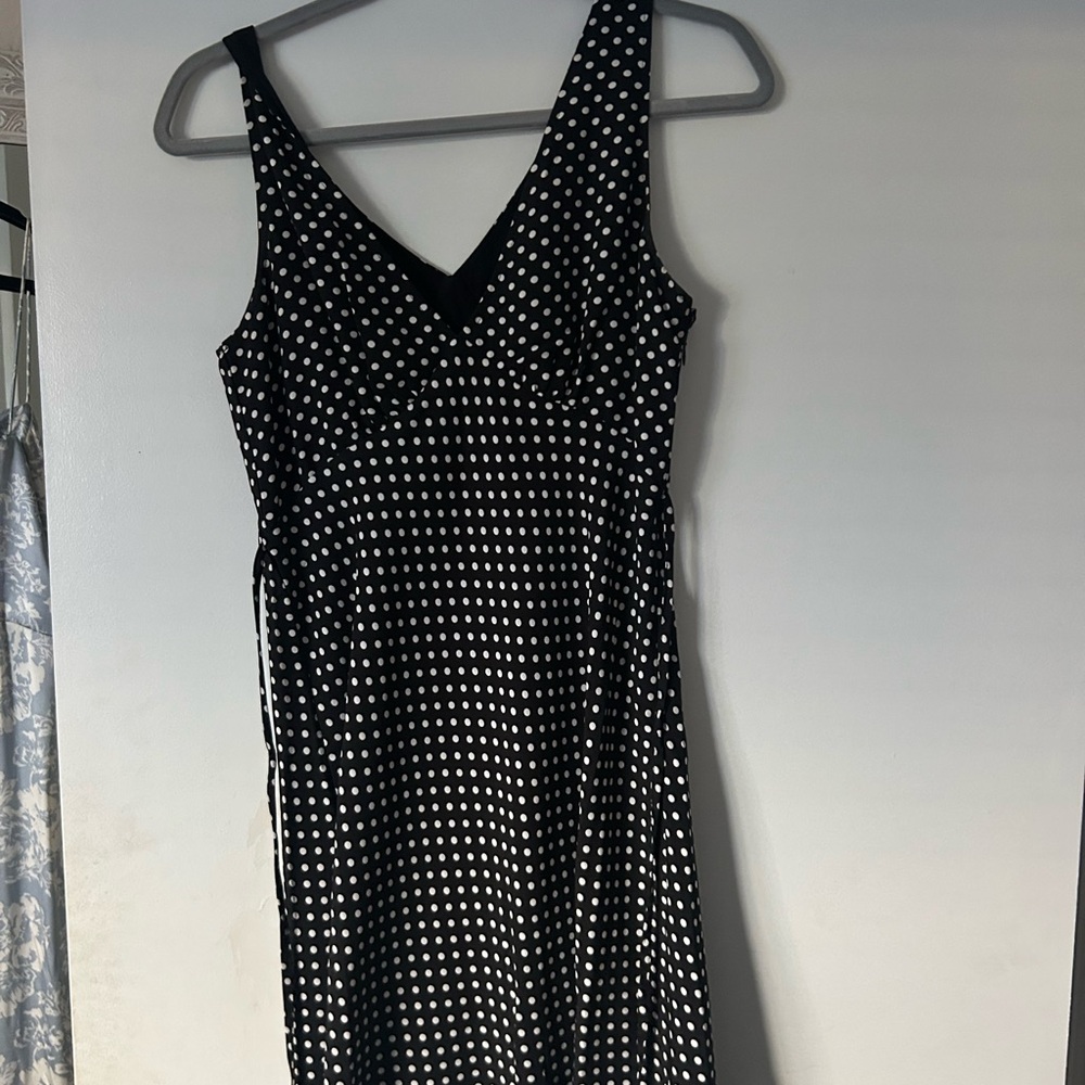 Black and White Polka Dot Dress